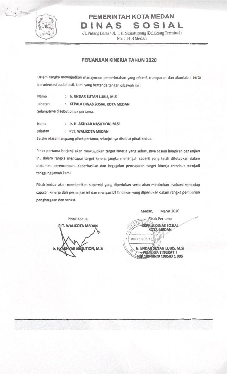 PERJANJIAN KINERJA PPID Bawaslu Parepare